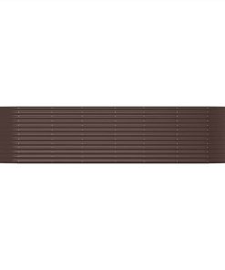 Garden Planter Powder-coated Steel 322x100x68 Cm Brown 4 Garden Planter Powder-coated Steel 322x100x68 Cm Brown -Room Garden Planter Powder coated Steel 322x100x68 cm Brown 515701 2