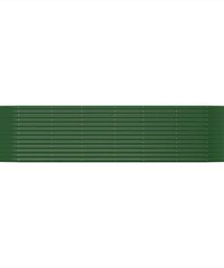 Garden Planter Powder-coated Steel 322x100x68 Cm Green 4 Garden Planter Powder-coated Steel 322x100x68 Cm Green -Room Garden Planter Powder coated Steel 322x100x68 cm Green 515704 2