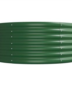 Garden Planter Powder-coated Steel 368x80x36 Cm Green -Room Garden Planter Powder coated Steel 368x80x36 cm Green 515003 3