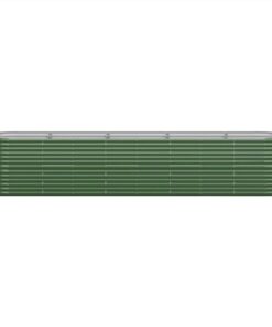 Garden Planter Powder-coated Steel 368x80x68 Cm Green -Room Garden Planter Powder coated Steel 368x80x68 cm Green 513855 2