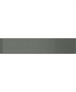 Garden Planter Powder-coated Steel 396x100x68 Cm Grey -Room Garden Planter Powder coated Steel 396x100x68 cm Grey 515711 2