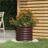 Garden Planter Powder-coated Steel 40x40x36 Cm Brown 2 Garden Planter Powder-coated Steel 40x40x36 Cm Brown -Room Garden Planter Powder coated Steel 40x40x36 cm Brown 510773 0