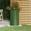 Garden Planter Powder-coated Steel 40x40x68 Cm Green 1 Garden Planter Powder-coated Steel 40x40x68 Cm Green -Room Garden Planter Powder coated Steel 40x40x68 cm Green 510762 0