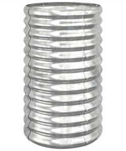 Garden Planter Powder-coated Steel 40x40x68 Cm Silver 3 Garden Planter Powder-coated Steel 40x40x68 Cm Silver -Room Garden Planter Powder coated Steel 40x40x68 cm Silver 510806 1