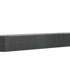 Garden Planter Powder-coated Steel 440x80x68 Cm Anthracite 3 Garden Planter Powder-coated Steel 440x80x68 Cm Anthracite -Room Garden Planter Powder coated Steel 440x80x68 cm Anthracite 513919 1