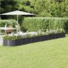 Garden Planter Powder-coated Steel 512x80x36 Cm Anthracite -Room Garden Planter Powder coated Steel 512x80x36 cm Anthracite 514817 0