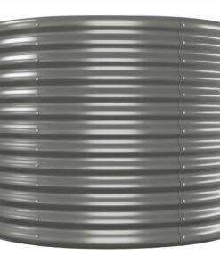 Garden Planter Powder-coated Steel 512x80x68 Cm Grey 5 Garden Planter Powder-coated Steel 512x80x68 Cm Grey -Room Garden Planter Powder coated Steel 512x80x68 cm Grey 514642 3