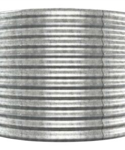 Garden Planter Powder-coated Steel 512x80x68 Cm Silver -Room Garden Planter Powder coated Steel 512x80x68 cm Silver 514993 3