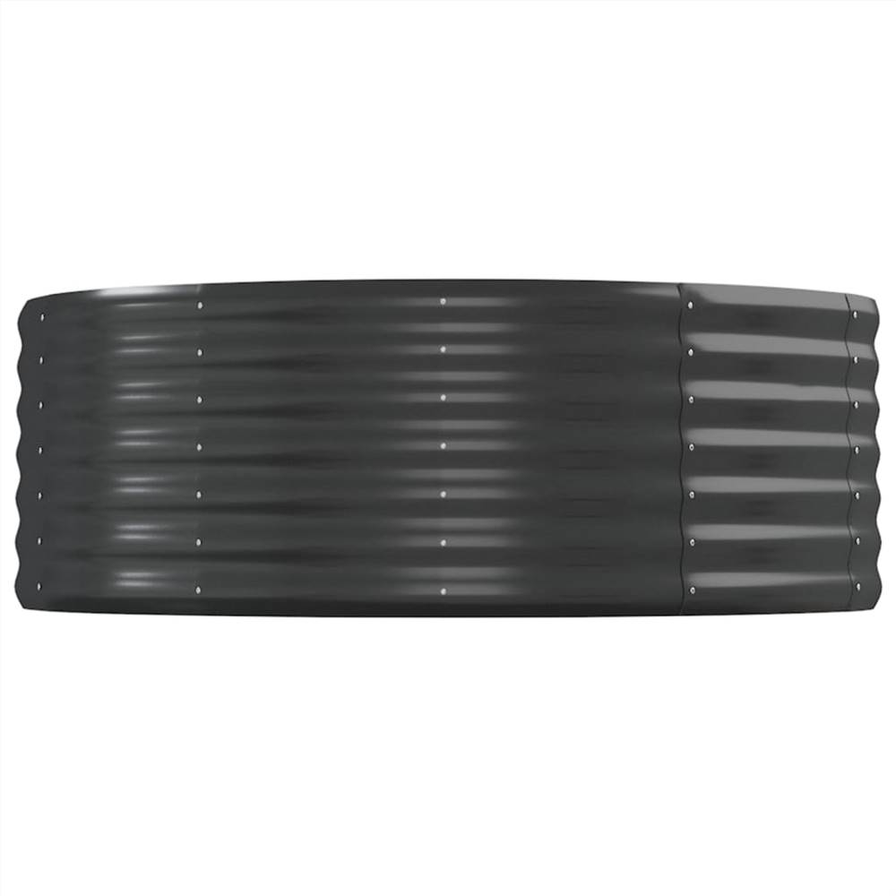 Garden Planter Powder-coated Steel 544x100x36 cm Anthracite Garden Planter Powder-coated Steel 544x100x36 Cm Anthracite -Room Garden Planter Powder coated Steel 544x100x36 cm Anthracite 516223 3