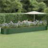 Garden Planter Powder-coated Steel 584x140x68 Cm Green -Room Garden Planter Powder coated Steel 584x140x68 cm Green 511891 0
