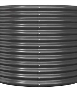 Garden Planter Powder-coated Steel 80x80x68 Cm Anthracite -Room Garden Planter Powder coated Steel 80x80x68 cm Anthracite 511889 2