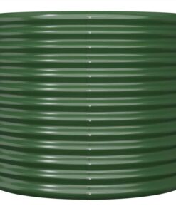 Garden Planter Powder-coated Steel 80x80x68 Cm Green 4 Garden Planter Powder-coated Steel 80x80x68 Cm Green -Room Garden Planter Powder coated Steel 80x80x68 cm Green 510766 2