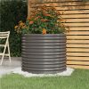 Garden Planter Powder-coated Steel 80x80x68 Cm Grey -Room Garden Planter Powder coated Steel 80x80x68 cm Grey 510774 0