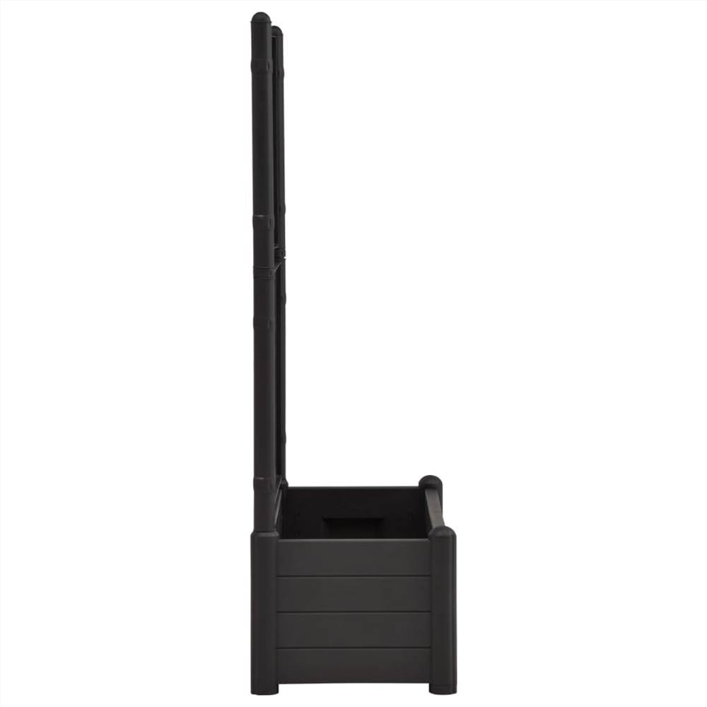 Garden Planter with Trellis 100x43x142 cm PP Anthracite Garden Planter With Trellis 100x43x142 Cm PP Anthracite -Room Garden Planter with Trellis 100x43x142 cm PP Anthracite 438216 3