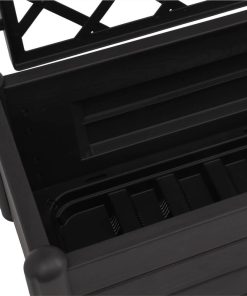 Garden Planter With Trellis 100x43x142 Cm PP Anthracite 7 Garden Planter With Trellis 100x43x142 Cm PP Anthracite -Room Garden Planter with Trellis 100x43x142 cm PP Anthracite 438216 5