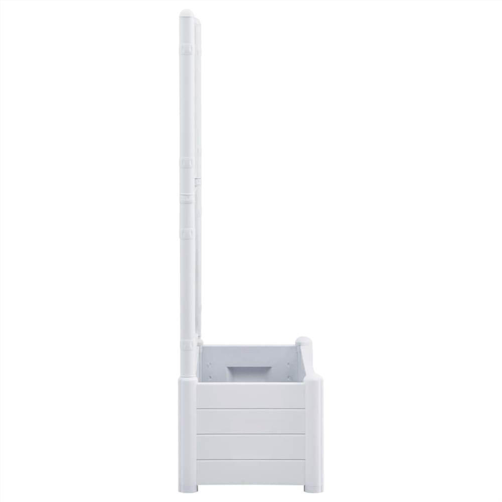 Garden Planter with Trellis 100x43x142 cm PP White Garden Planter With Trellis 100x43x142 Cm PP White -Room Garden Planter with Trellis 100x43x142 cm PP White 438215 3