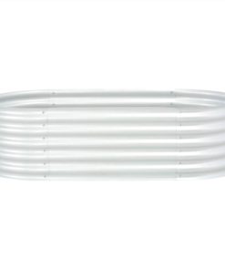 Garden Raised Bed 160x80x44 Cm Galvanised Steel Silver 5 Garden Raised Bed 160x80x44 Cm Galvanised Steel Silver -Room Garden Raised Bed 160x80x44 cm Galvanised Steel Silver 441688 3