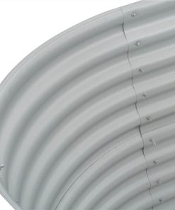 Garden Raised Bed 160x80x44 Cm Galvanised Steel Silver 7 Garden Raised Bed 160x80x44 Cm Galvanised Steel Silver -Room Garden Raised Bed 160x80x44 cm Galvanised Steel Silver 441688 5