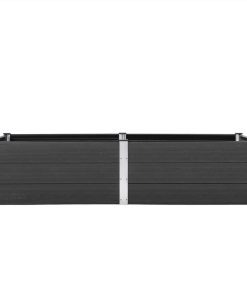 Garden Raised Bed 250x100x54 Cm WPC Grey 4 Garden Raised Bed 250x100x54 Cm WPC Grey -Room Garden Raised Bed 250x100x54 cm WPC Grey 457969 2
