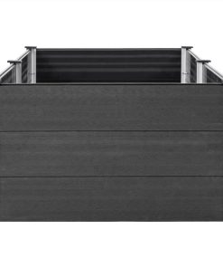 Garden Raised Bed 250x100x54 Cm WPC Grey 5 Garden Raised Bed 250x100x54 Cm WPC Grey -Room Garden Raised Bed 250x100x54 cm WPC Grey 457969 3