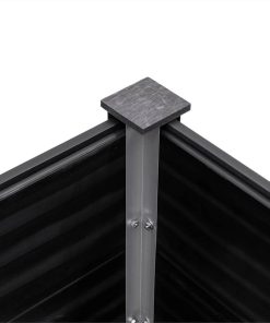 Garden Raised Bed 250x100x54 Cm WPC Grey 6 Garden Raised Bed 250x100x54 Cm WPC Grey -Room Garden Raised Bed 250x100x54 cm WPC Grey 457969 4
