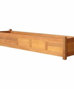 Garden Raised Bed Acacia Wood 150x30x25 Cm