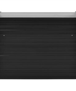 Garden Raised Bed Anthracite 100x40x77 Cm Galvanised Steel -Room Garden Raised Bed Anthracite 100x40x77 cm Galvanised Steel 448247 3