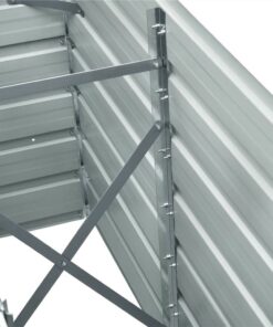 Garden Raised Bed Galvanised Steel 240x40x77 Cm Anthracite 6 Garden Raised Bed Galvanised Steel 240x40x77 Cm Anthracite -Room Garden Raised Bed Galvanised Steel 240x40x77 cm Anthracite 451846 4