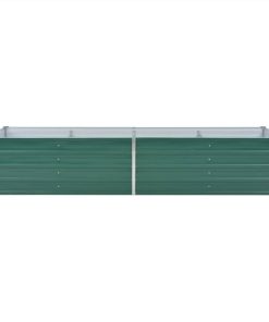 Garden Raised Bed Galvanised Steel 240x80x45 Cm Green 5 Garden Raised Bed Galvanised Steel 240x80x45 Cm Green -Room Garden Raised Bed Galvanised Steel 240x80x45 cm Green 442620 3