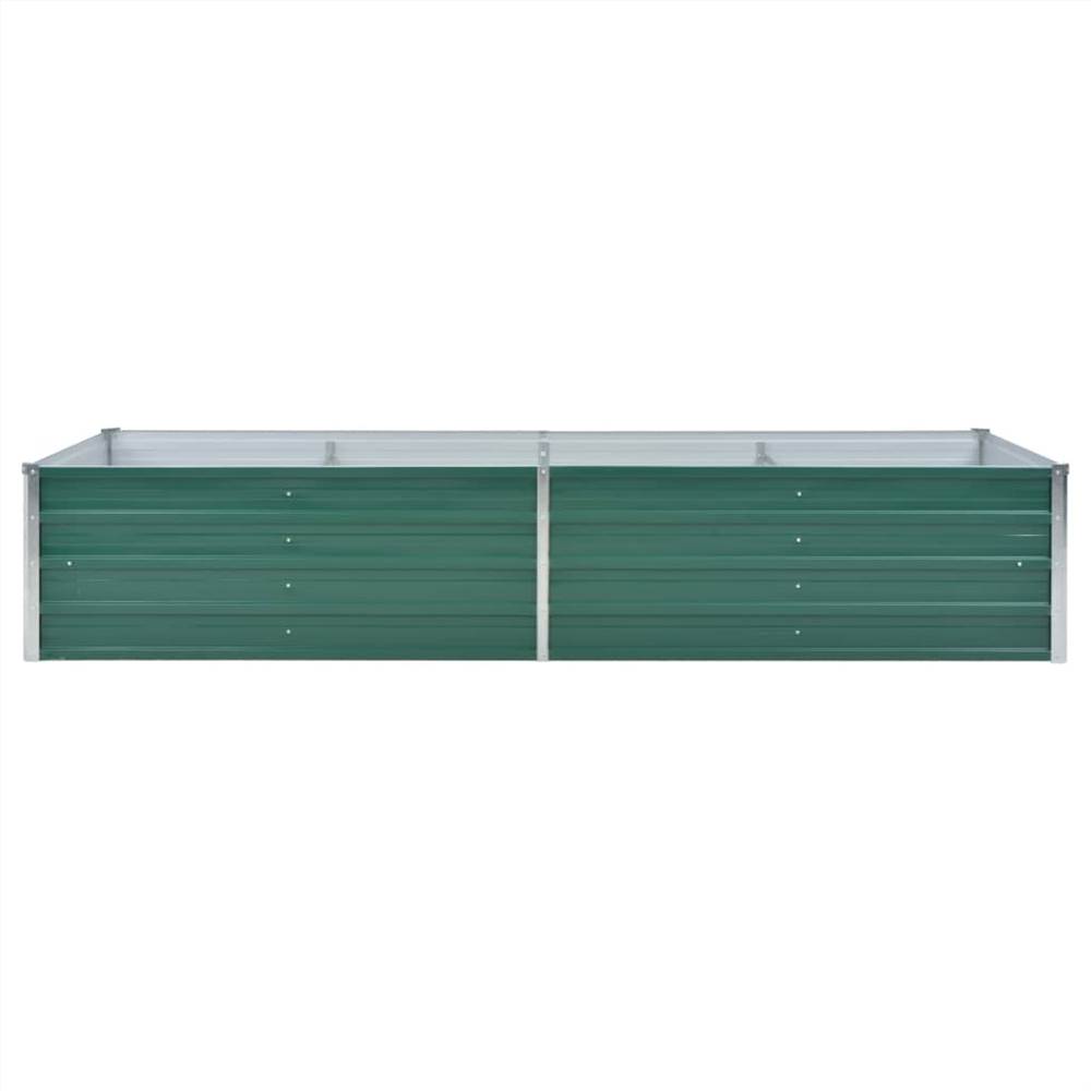 Garden Raised Bed Galvanised Steel 240x80x45 cm Green Garden Raised Bed Galvanised Steel 240x80x45 Cm Green -Room Garden Raised Bed Galvanised Steel 240x80x45 cm Green 442620 3