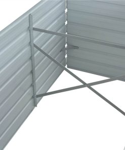 Garden Raised Bed Galvanised Steel 240x80x45 Cm Green 7 Garden Raised Bed Galvanised Steel 240x80x45 Cm Green -Room Garden Raised Bed Galvanised Steel 240x80x45 cm Green 442620 5