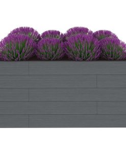 Garden Raised Bed Grey 200x50x91 Cm WPC 4 Garden Raised Bed Grey 200x50x91 Cm WPC -Room Garden Raised Bed Grey 200x50x91 cm WPC 433700 2