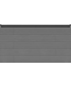 Garden Raised Bed Grey 200x50x91 Cm WPC 6 Garden Raised Bed Grey 200x50x91 Cm WPC -Room Garden Raised Bed Grey 200x50x91 cm WPC 433700 4