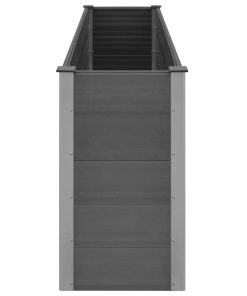 Garden Raised Bed Grey 200x50x91 Cm WPC 7 Garden Raised Bed Grey 200x50x91 Cm WPC -Room Garden Raised Bed Grey 200x50x91 cm WPC 433700 5