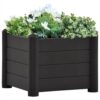 Garden Raised Bed PP Anthracite 43x43x35 Cm -Room Garden Raised Bed PP Anthracite 43x43x35 cm 468355 0