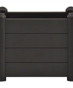Garden Raised Bed PP Anthracite 43x43x35 Cm 4 Garden Raised Bed PP Anthracite 43x43x35 Cm -Room Garden Raised Bed PP Anthracite 43x43x35 cm 468355 2
