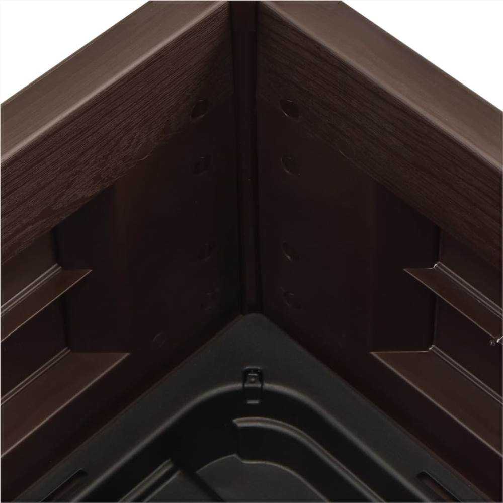 Garden Raised Bed PP Anthracite 43x43x35 cm Garden Raised Bed PP Anthracite 43x43x35 Cm -Room Garden Raised Bed PP Anthracite 43x43x35 cm 468355 3