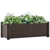 Garden Raised Bed PP Mocha 100x43x35 Cm 1 Garden Raised Bed PP Mocha 100x43x35 Cm -Room Garden Raised Bed PP Mocha 100x43x35 cm 468175 0