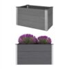 Garden Raised Bed WPC 100x50x54 Cm Grey 2 Garden Raised Bed WPC 100x50x54 Cm Grey -Room Garden Raised Bed WPC 100x50x54 cm Grey 468544 0