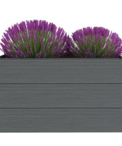 Garden Raised Bed WPC 100x50x54 Cm Grey -Room Garden Raised Bed WPC 100x50x54 cm Grey 468544 2