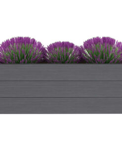 Garden Raised Bed WPC 150x50x54 Cm Grey -Room Garden Raised Bed WPC 150x50x54 cm Grey 433699 2
