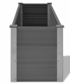 Garden Raised Bed WPC 150x50x54 Cm Grey -Room Garden Raised Bed WPC 150x50x54 cm Grey 433699 5