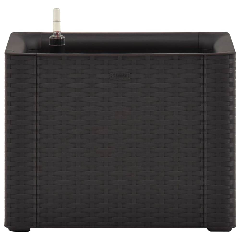 Garden Raised Bed with Self Watering System Anthracite 43x43x33 cm Garden Raised Bed With Self Watering System Anthracite 43x43x33 Cm -Room Garden Raised Bed with Self Watering System Anthracite 43x43x33 cm 444553 3