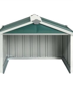 Garden Robot Lawnmower Shed 92x97x63 Cm Galvanised Steel Green 5 Garden Robot Lawnmower Shed 92x97x63 Cm Galvanised Steel Green -Room Garden Robot Lawnmower Shed 92x97x63 cm Galvanised Steel Green 491199 3