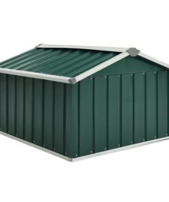 Garden Robot Lawnmower Shed 92x97x63 Cm Galvanised Steel Green 7 Garden Robot Lawnmower Shed 92x97x63 Cm Galvanised Steel Green -Room Garden Robot Lawnmower Shed 92x97x63 cm Galvanised Steel Green 491199 5