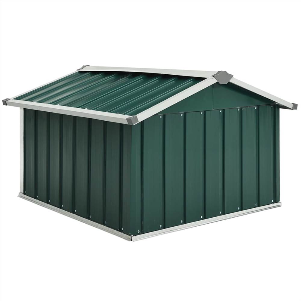 Garden Robot Lawnmower Shed 92x97x63 cm Galvanised Steel Green Garden Robot Lawnmower Shed 92x97x63 Cm Galvanised Steel Green -Room Garden Robot Lawnmower Shed 92x97x63 cm Galvanised Steel Green 491199 5