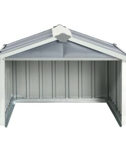 Garden Robot Lawnmower Shed 92x97x63 Cm Galvanised Steel Grey 5 Garden Robot Lawnmower Shed 92x97x63 Cm Galvanised Steel Grey -Room Garden Robot Lawnmower Shed 92x97x63 cm Galvanised Steel Grey 482068 3
