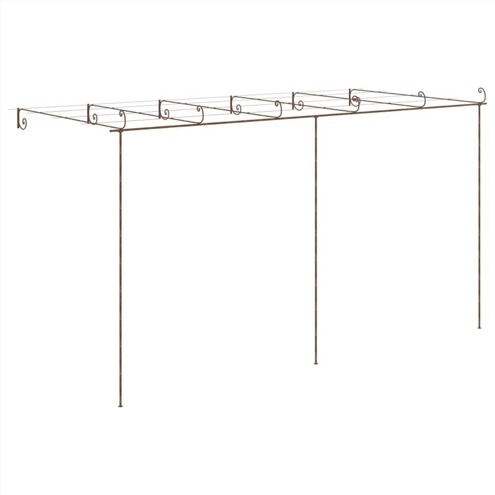 Garden Rose Arch Antique Brown 6x3x2.5 m Iron Garden Rose Arch Antique Brown 6x3x2.5 M Iron -Room Garden Rose Arch Antique Brown 6x3x2 5 m Iron 456613 2