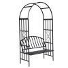 Garden Rose Arch With Bench 1 Garden Rose Arch With Bench -Room Garden Rose Arch with Bench 446030 0