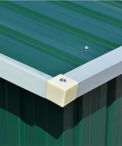 Garden Shed 257x298x178 Cm Metal Green -Room Garden Shed 257x298x178 cm Metal Green 434328 3